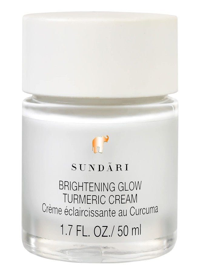 SUNDARI Brightening Glow Turmeric Cream, 1.7 Fl Oz, Skin Radiance with Turmeric, Illuminates Complexion, Restores Skin Tone, Lightens Age Spots - Image 1